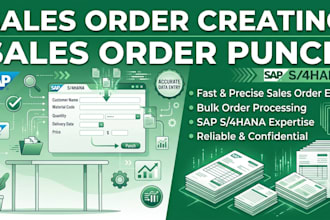 create sales orders punch in sap sd s4hana accurately