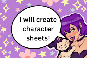 create character sheets for any purpose