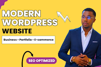 create a wordpress elementor website in french or english