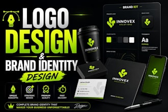 design logo and brand identity kit
