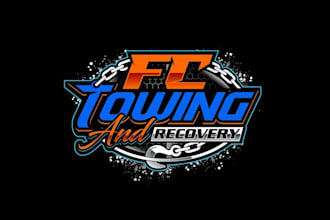 design exclusive classic towing company logo