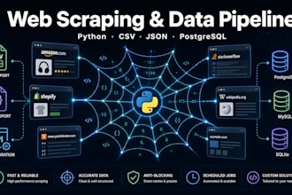 build a python web scraper or data collection pipeline