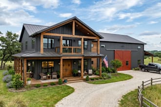 design residential and commercial barndominium pole barn and metal building plan