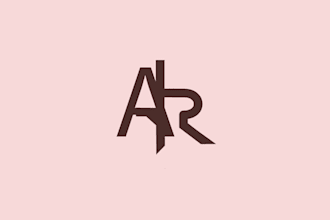 design luxury monogram initials and shield logo for brand