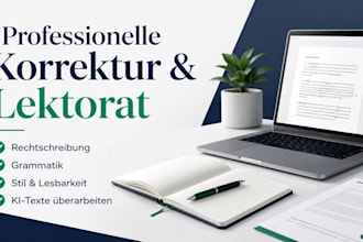 deine deutschen texte professionell korrigieren und lektorieren