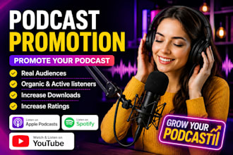 promote your spotify and apple podcast all podcast platforms