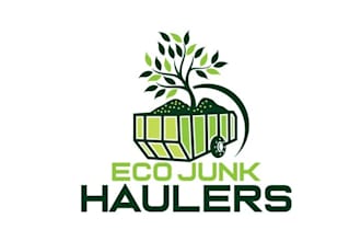 design minimalist eco friendly junk removal logo