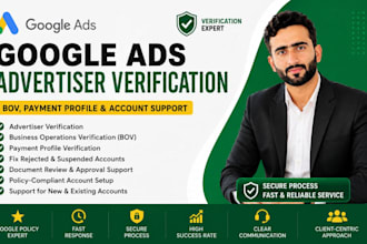 complete google advertiser verification and bov successfully