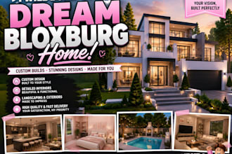 professional bloxburg house building service