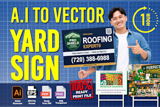 design custom yard sign design, real estate yard signs, ai image ready print