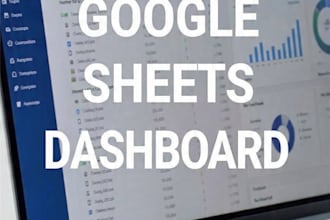 create google sheets dashboard with charts and formulas