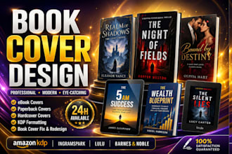 do, fix book cover design, ebook cover design, book design, kdp book cover