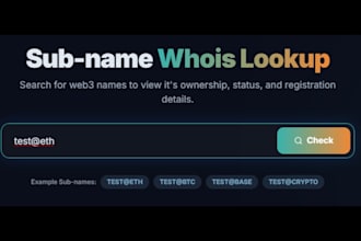 build a custom web3 domain registrar portal like ens for your brand