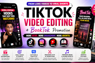 repurpose your tik tok video booktok ads book promotion video editing tiktok ads