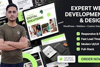 create luxury wordpress business website