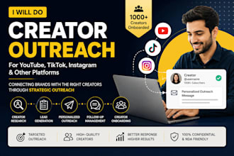 manage creator outreach and creator partnerships for your agency