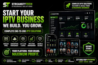 customize xciptv, iptv smarters pro, ibo player, tivimate and ott navigator