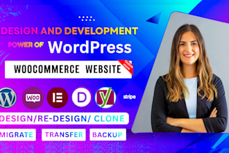 develop wordpress woocommerce website clone and  PHP bugs fix