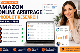 setup amazon fba store oa product research private label