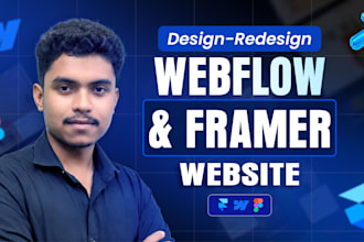 design, redesign webflow website or figma to webflow
