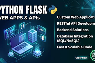 build a flask web application or rest api