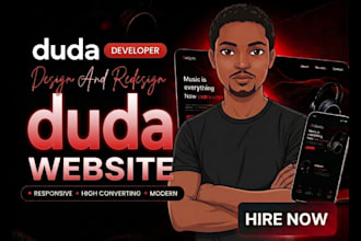 design duda website with duda website builder duda landing page or redesign duda