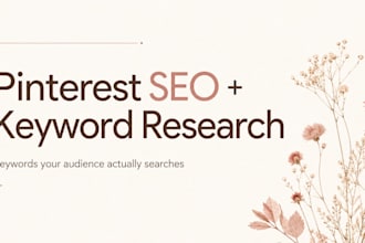 do pinterest SEO keyword research and content strategy