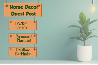 build home improvement backlinks on home decor blogs