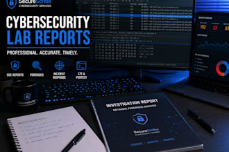 write professional cybersecurity forensics and incident reports
