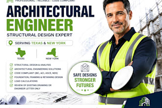architectural engineer, structural design, in texas and new york