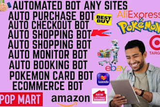 do auto fast checkout bot, pokemon bot, target bot, purchase bot, shopping bot