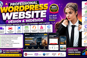 build logistics car dealership wordpress tour booking website design redesign