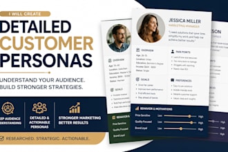 create detailed customer personas for your business