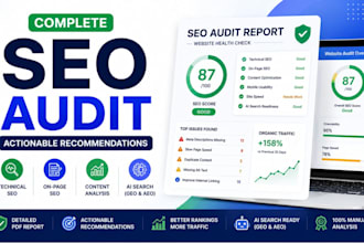 do a complete SEO audit with actionable recommendations