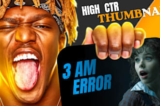 design true crime thumbnails and horror stories youtube thumbnail