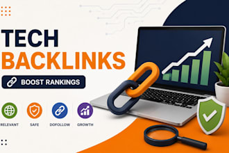 build tech backlinks from high da technology blogs