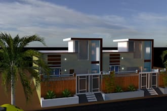 do autocad 2d floor plan, sketchup 3d model and realistic vray rendering