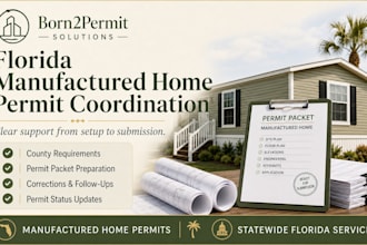 coordinate manufactured home permits anywhere in florida