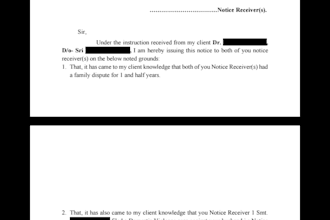 draft professional contracts, agreements, legal notices, and affidavits