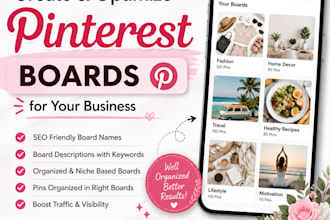 set up and optimize pinterest boards for SEO