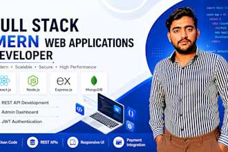 develop a full stack mern web application