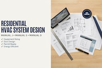 residential hvac system design with manual j duct and equipment sizing