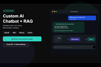 build a custom ai chatbot with rag and memory for your app