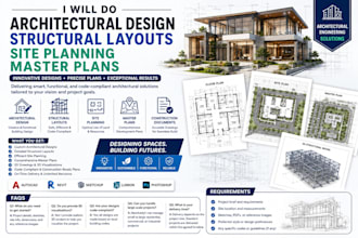do architectural design structural layouts site planning master plans