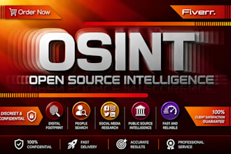 perform osint research and digital footprint investigation