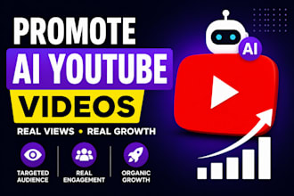 promote ai youtube videos to real targeted audience organically