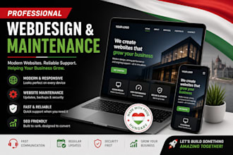 do hungarian webdesign editing and maintenence