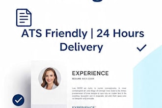 design a professional ats friendly resume and CV
