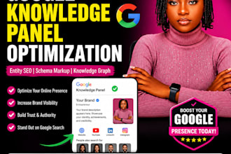 optimize google knowledge panel with entity SEO and schema markup for everyone