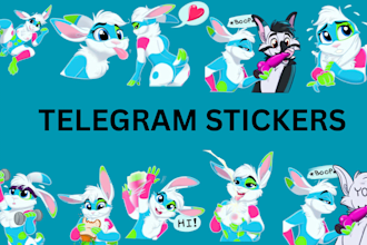 create set of furry telegram stickers nsfw furry sticker animated crypto sticker